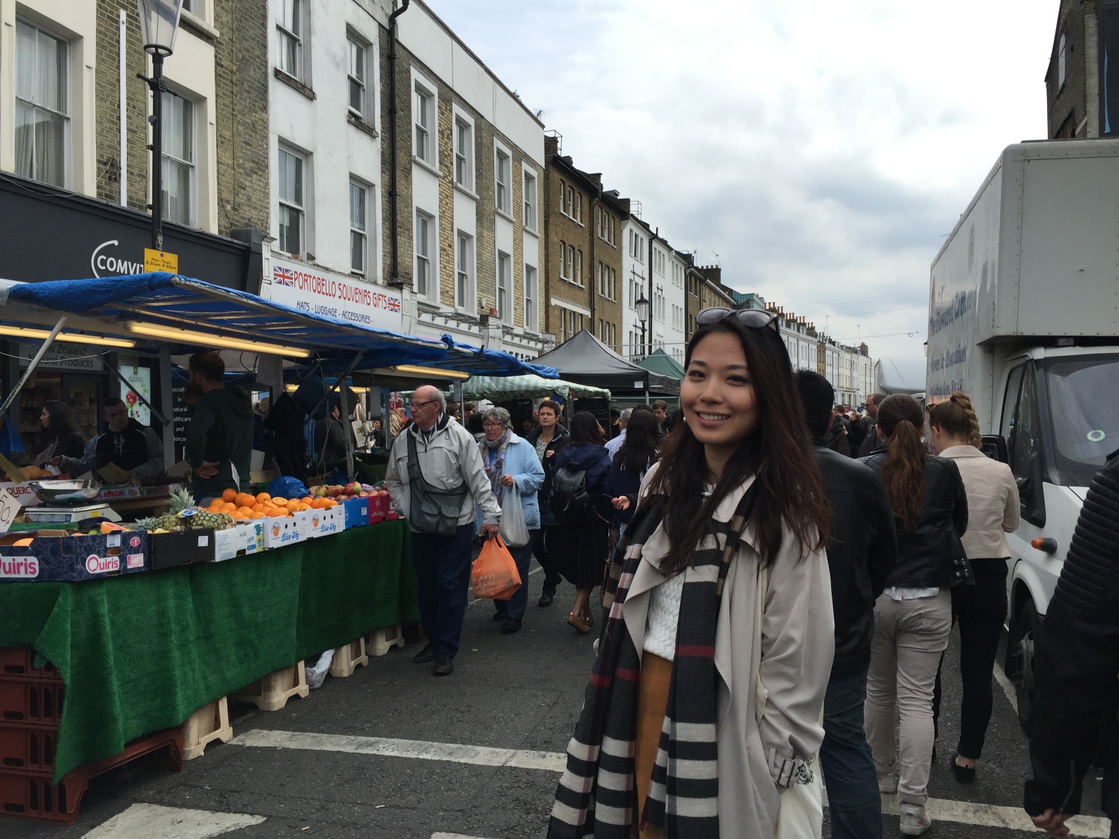 伦敦 诺丁山 portobello road market