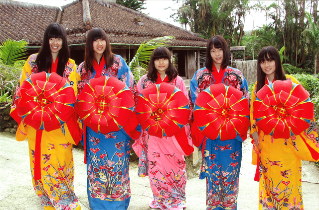 冲绳"琉装stuidio chura美人"民族服装体验